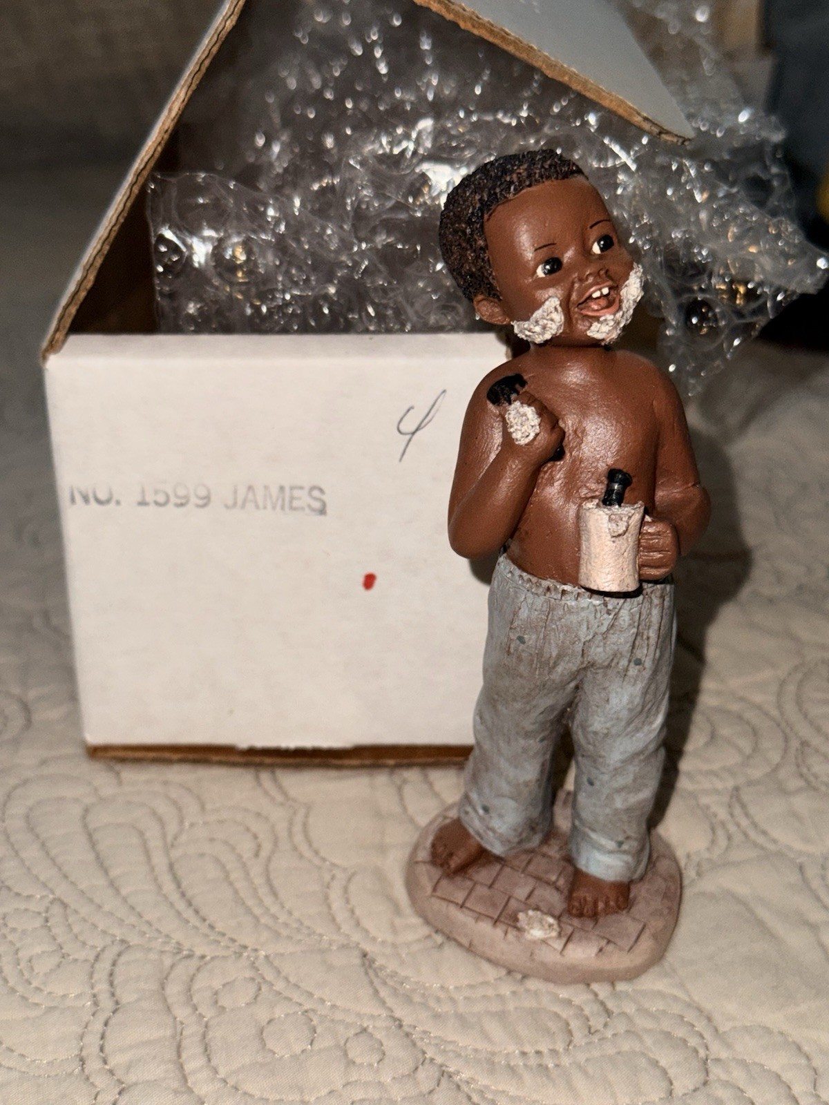 Miss Martha Originals All God\'s Children JAMES #8 (Shaving) Figurine