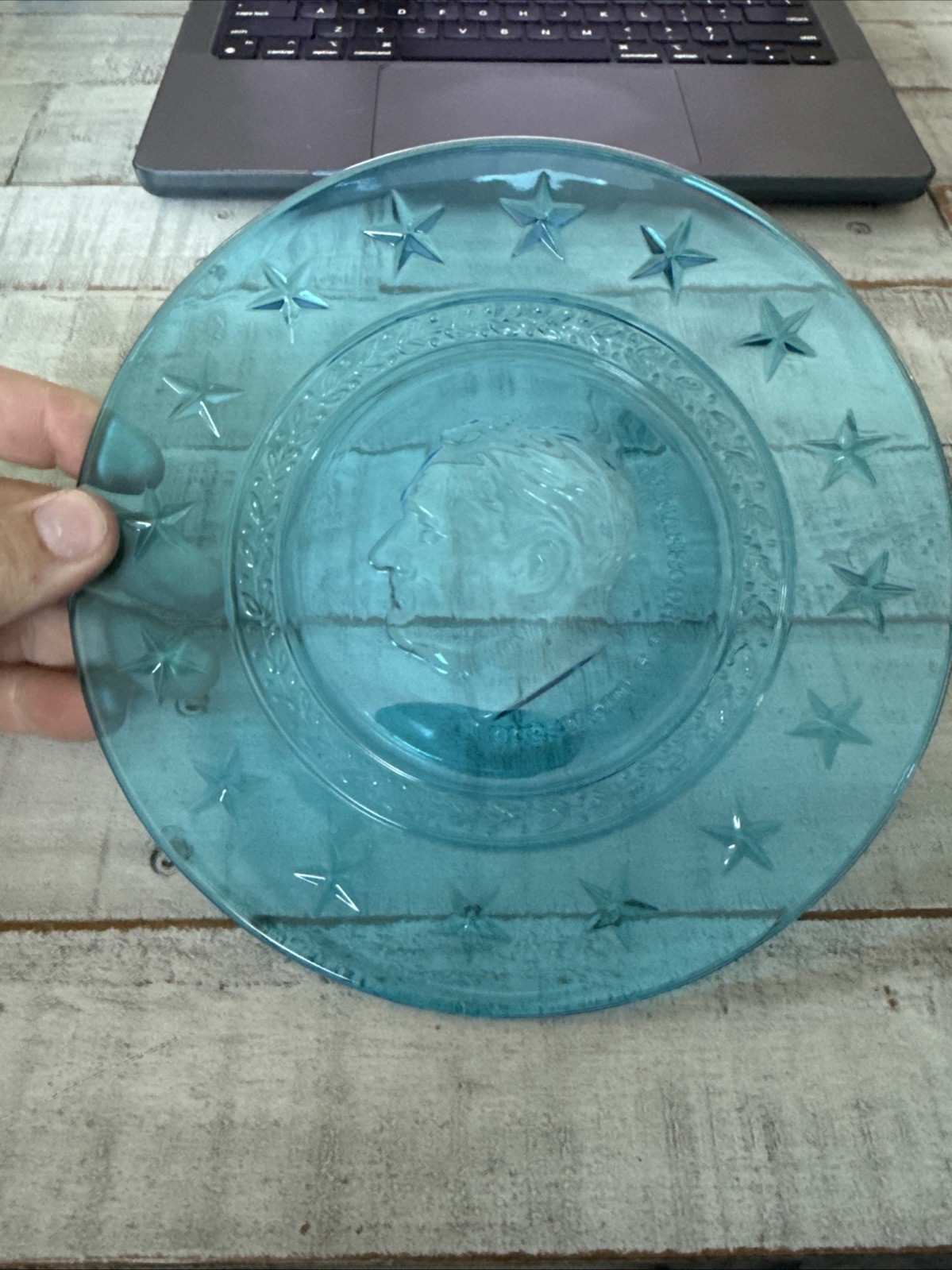 Wheaton Presidential Series Plates - President, FD Roosevelt ￼