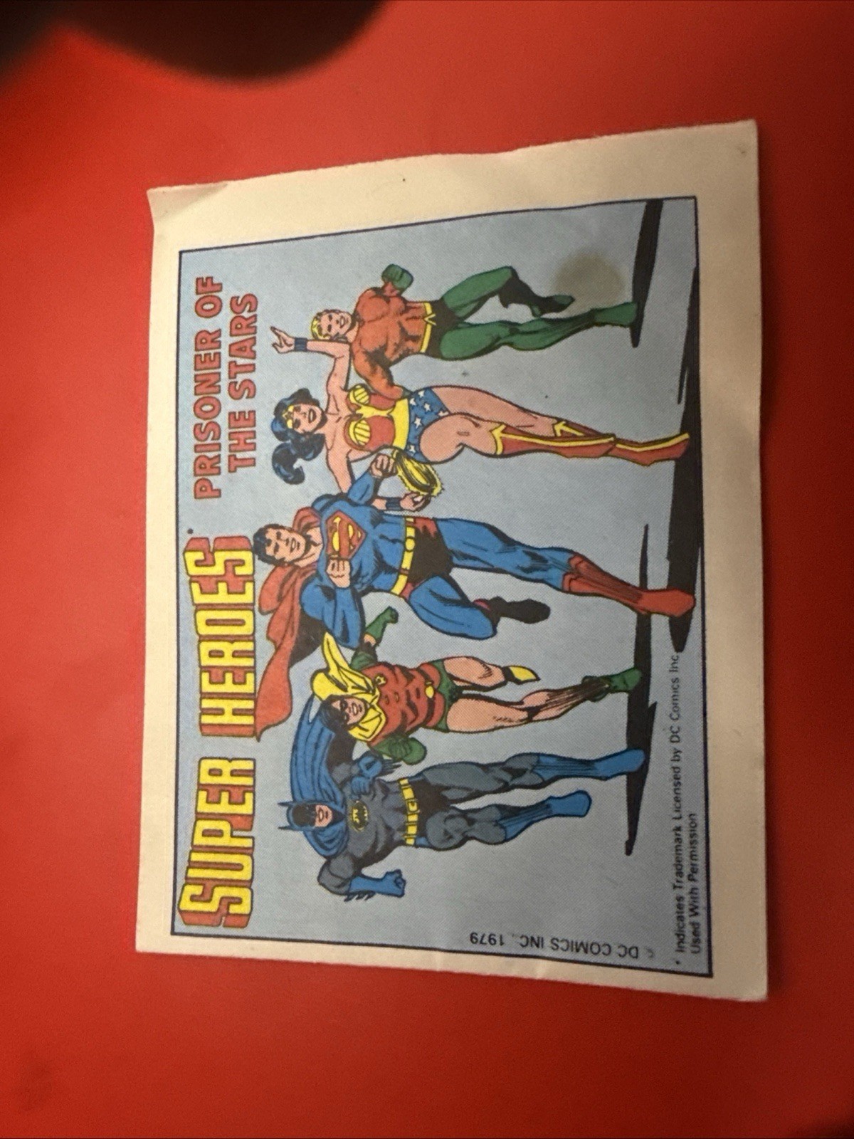 1979 Post Cereal Promo Superheroes Prisoner Of The Stars