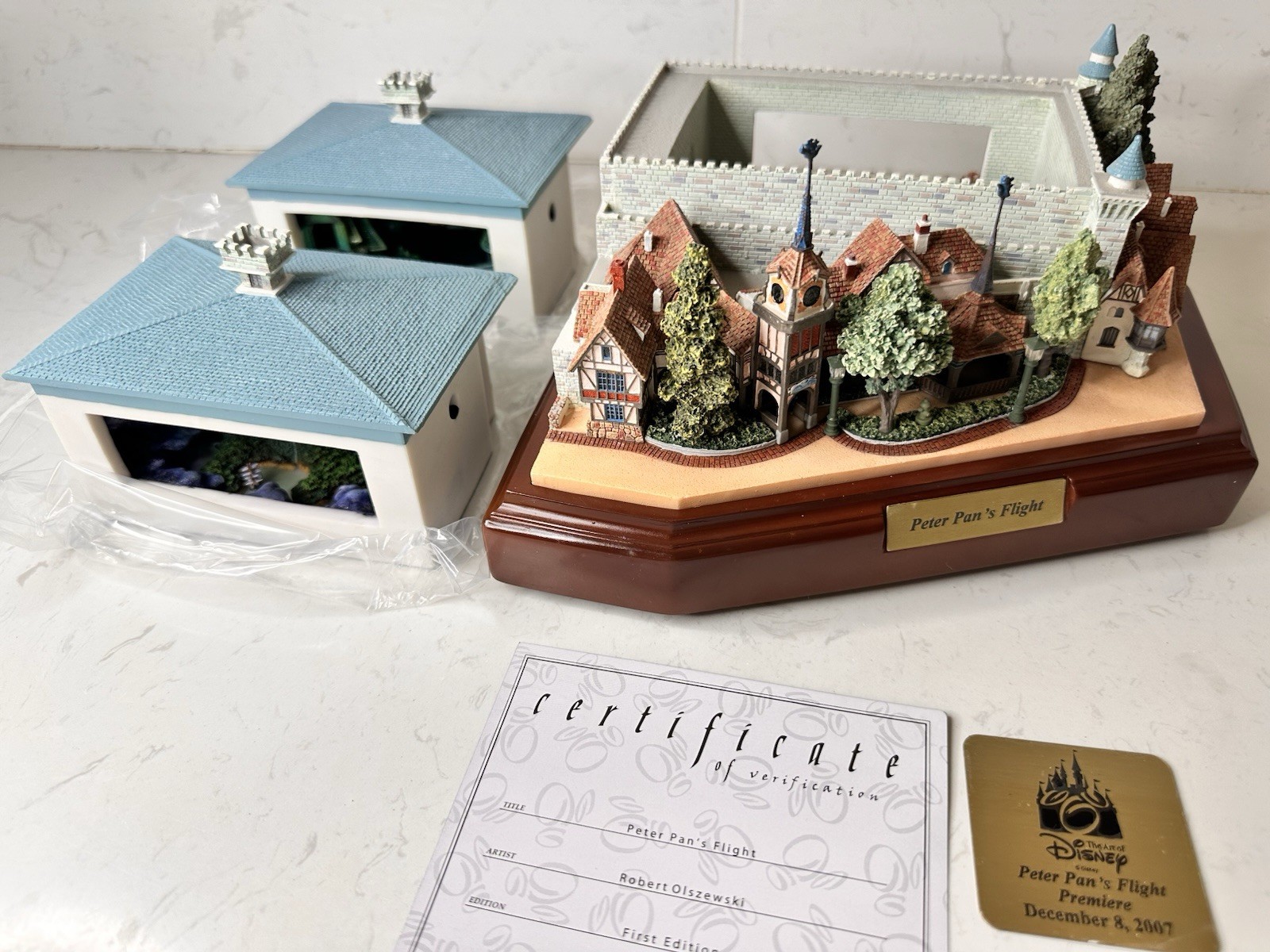 RARE 2007 Disney Peter Pan's Flight Olszewski Light Display