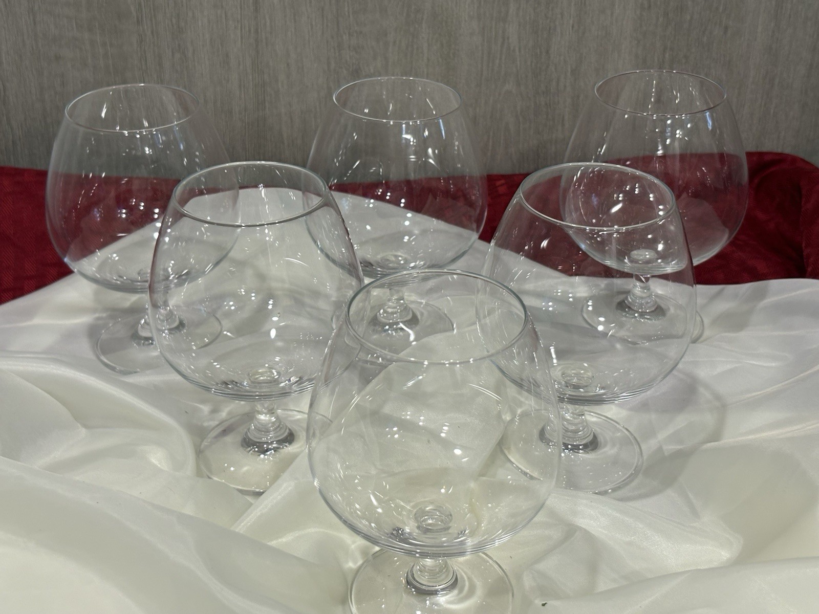 Six (6) Original Walther-Glas (Daniela) Brandy Cognac Snifter Stem Glasses