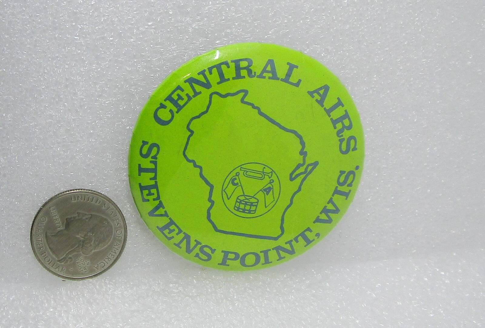 Central Airs Stevens Point Wisconsin Button Pin
