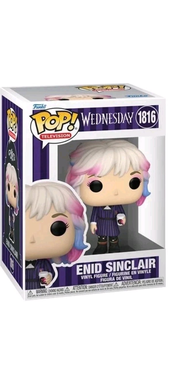 Funko POP Netflix Wednesday Season 2 Enid Sinclair Figure #1816 + Protector Funko POP Netflix Wednesday Season 2 Enid Sinclair Figure #1816 + Protector