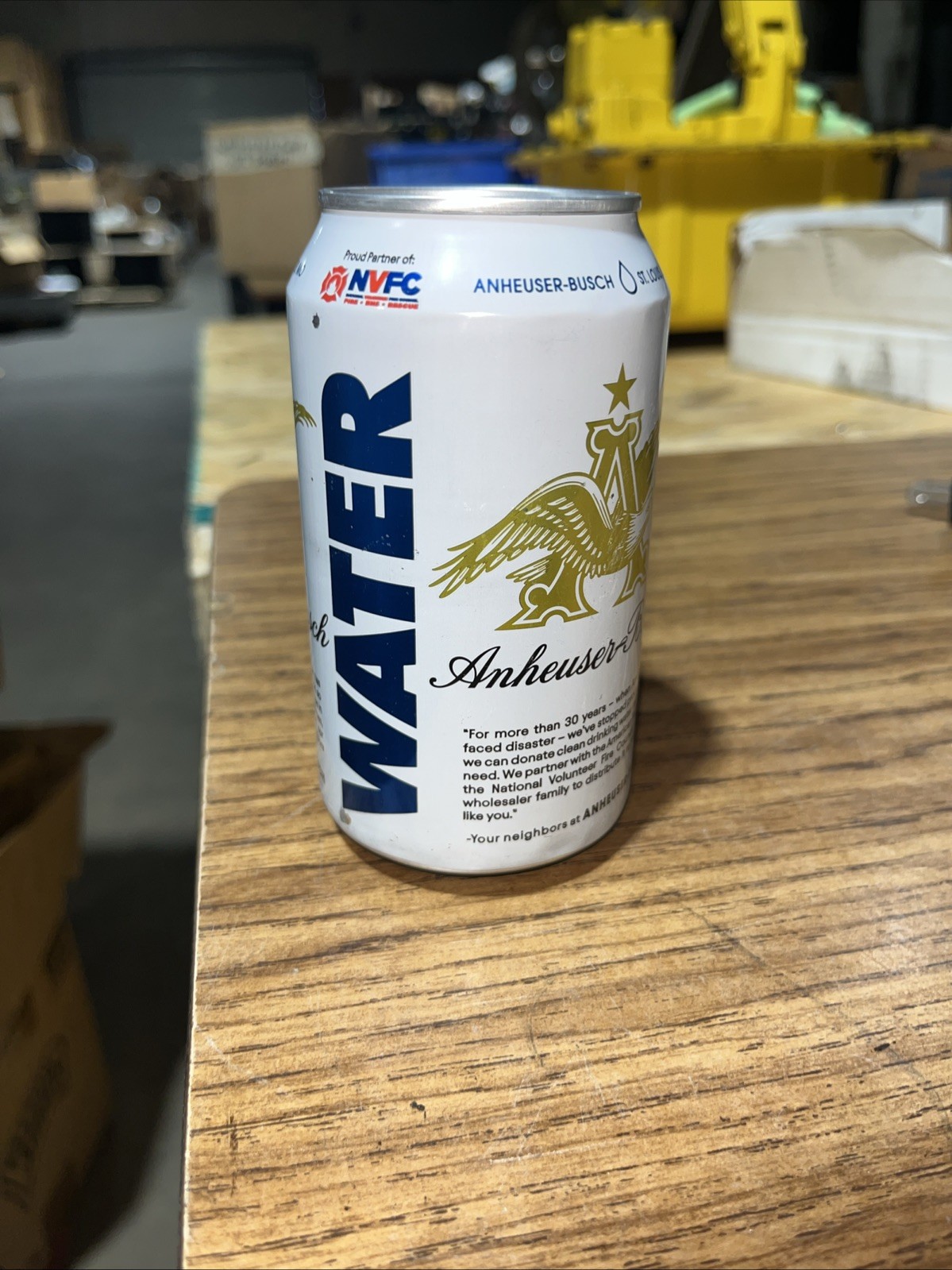 RED CROSS ANHEUSER BUSCH DRINKING WATER 12oz Aluminum Can FULL COLLECTABLE RED CROSS ANHEUSER BUSCH DRINKING WATER 12oz Aluminum Can FULL COLLECTABLE