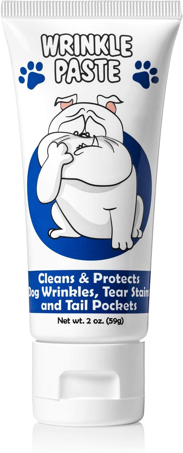 Anti-Itch Tear Stain Remover and Bulldog Wrinkle Cream, Cleans Folds - 2 oz. Anti-Itch Tear Stain Remover and Bulldog Wrinkle Cream, Cleans Folds - 2 oz.