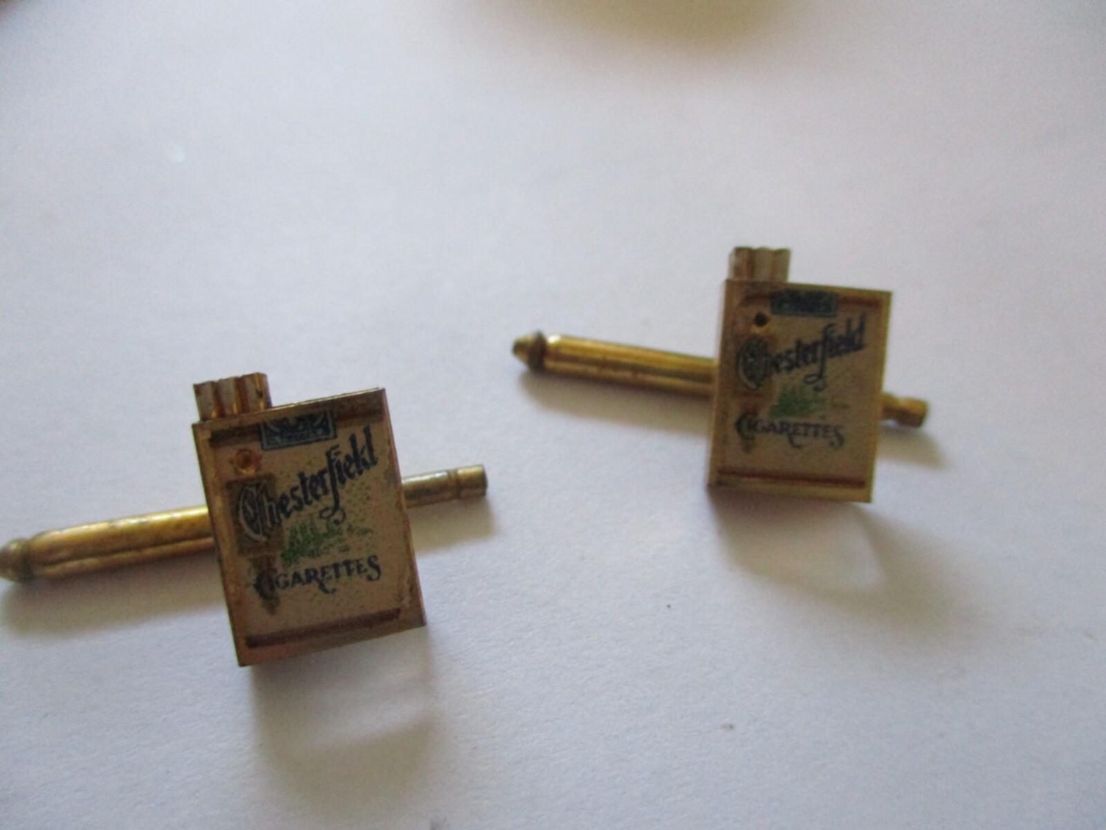 Vintage Advertising Chesterfield Cigarette Cufflinks