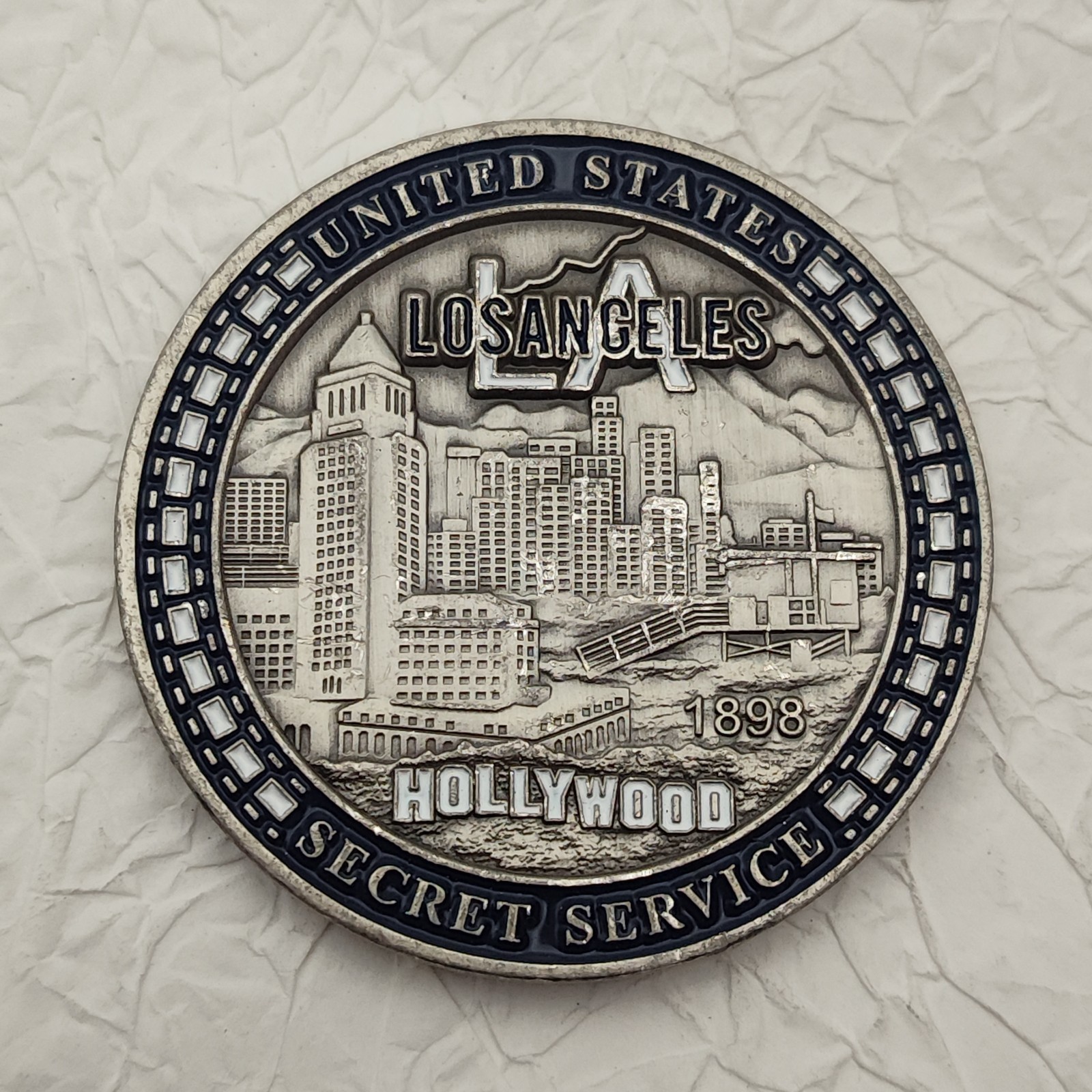 USSS Los Angeles Secret Service  Hollywood Challenge Coin #1