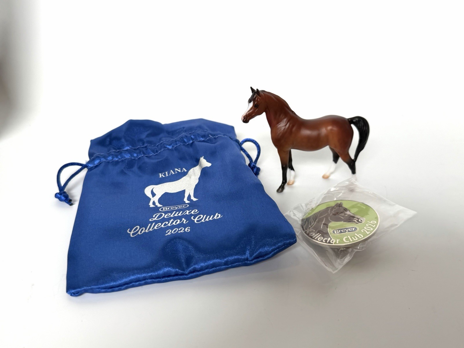 Breyer 2026 CC Deluxe Stablemate KIANA Matte Dappled Bay Complete NEW *Flawed