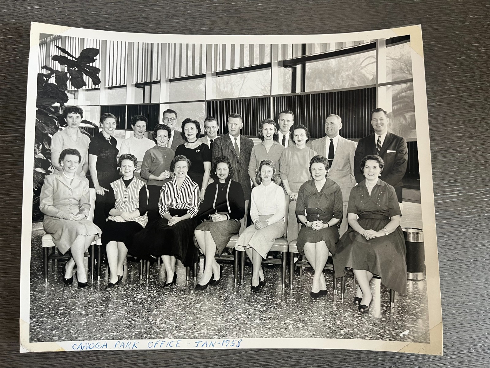 1958 Canoga Park Valley Federal Saving & Loan Employee Picture 8x10''