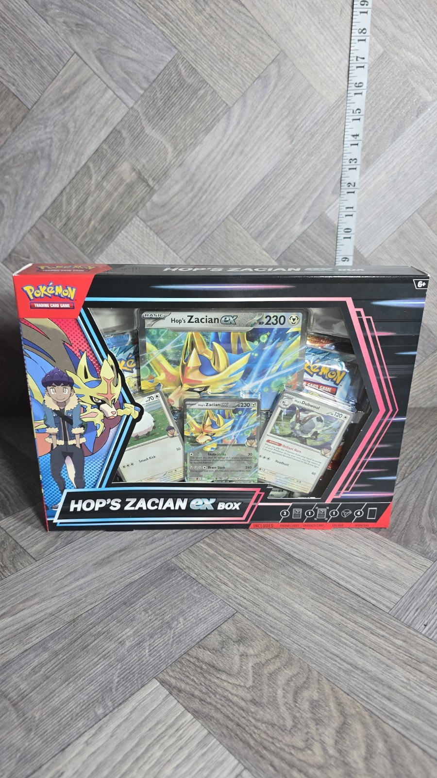 Pokémon TCG Hop\'s Zacian ex Box - New and Sealed