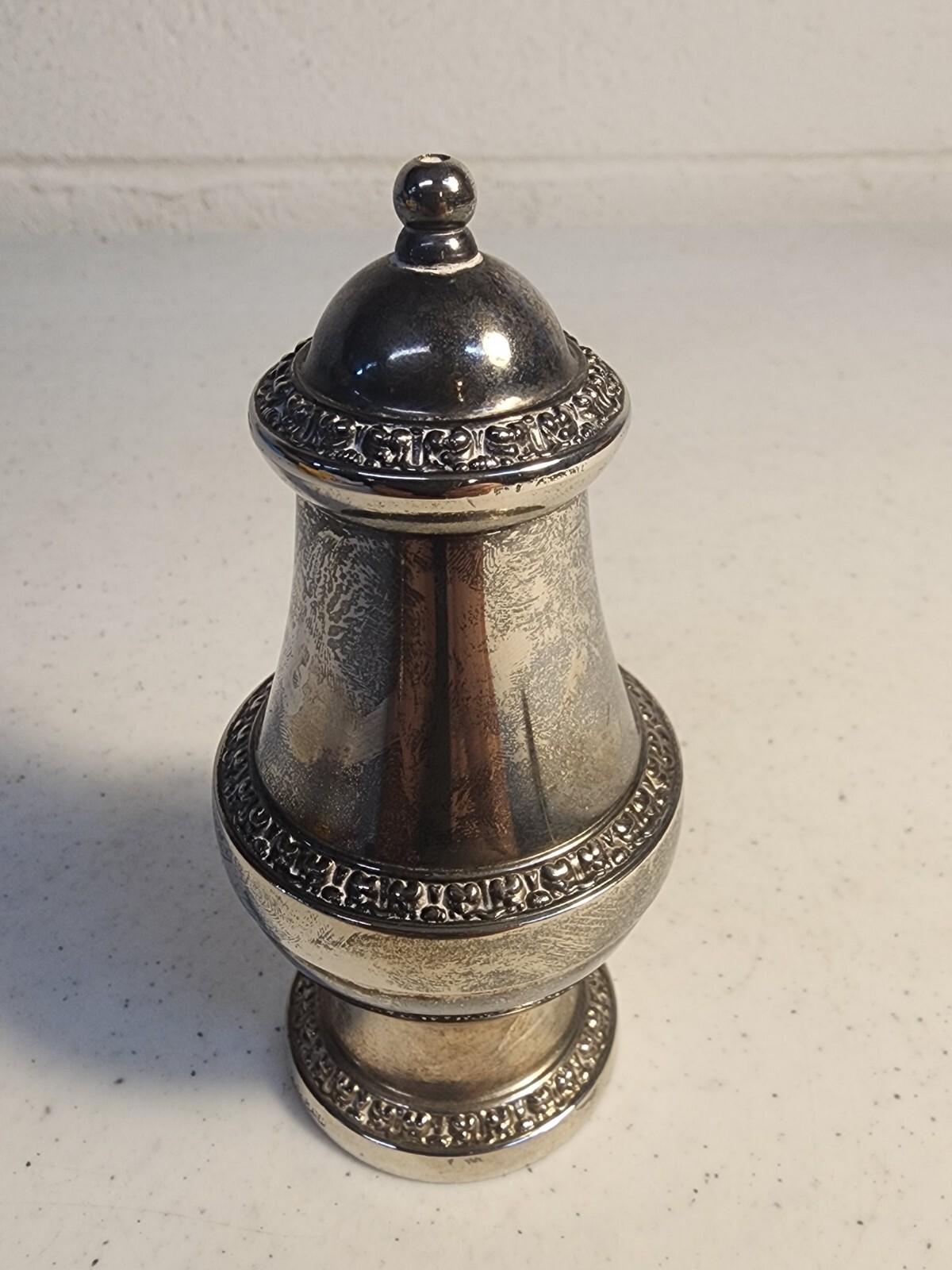 Vintage Ianthe Silver Plated Salt Shaker England