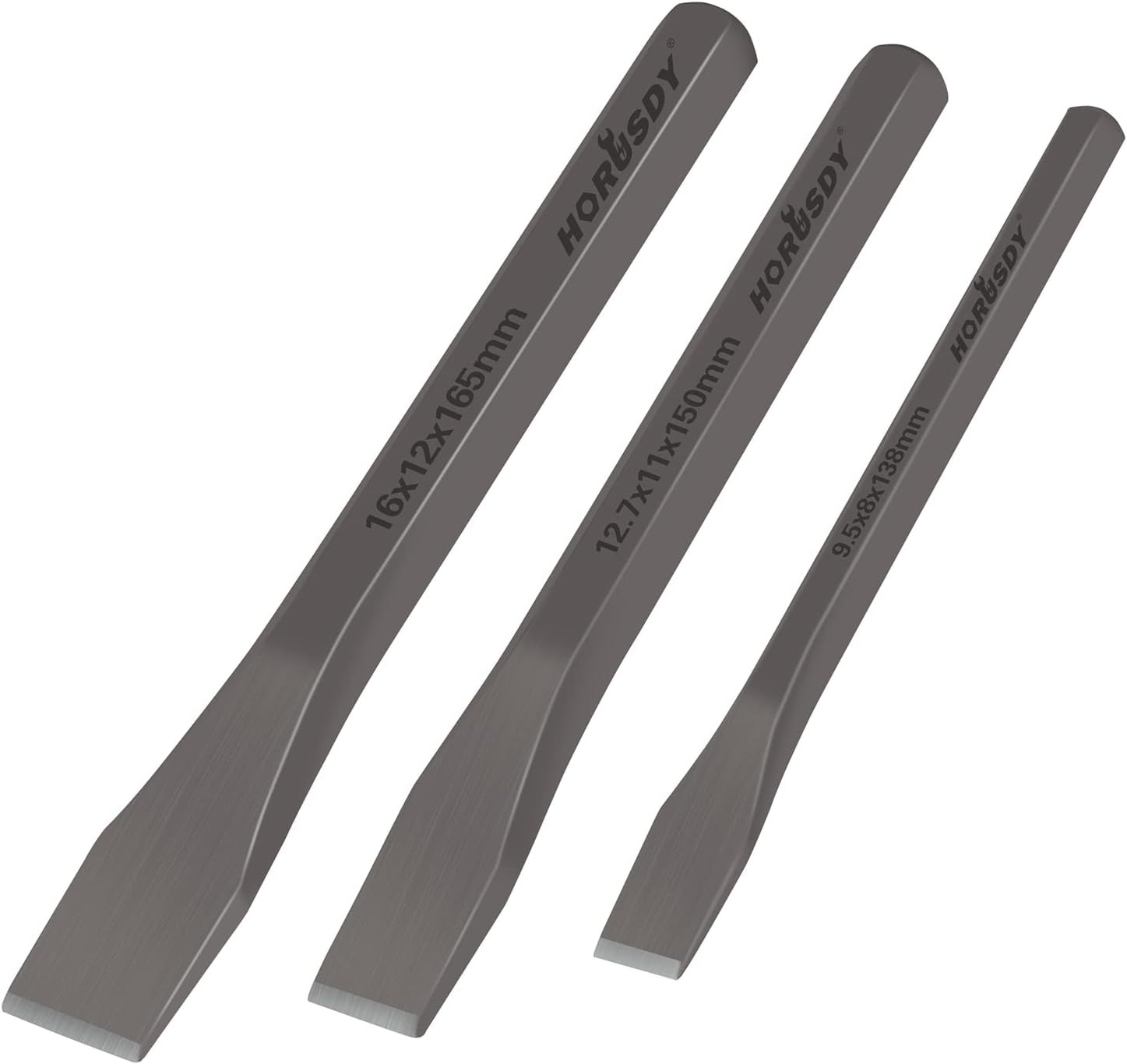 3-Piece Heavy-Duty Cold Chisel Set, 3/8\