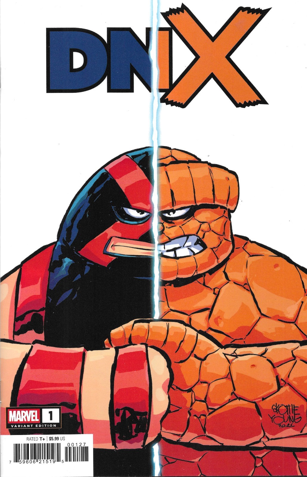 DNX #1 SKOTTIE YOUNG TRUE BELIEVER BLIND BAG COVER VARIANT (MARVEL COMICS 2026)