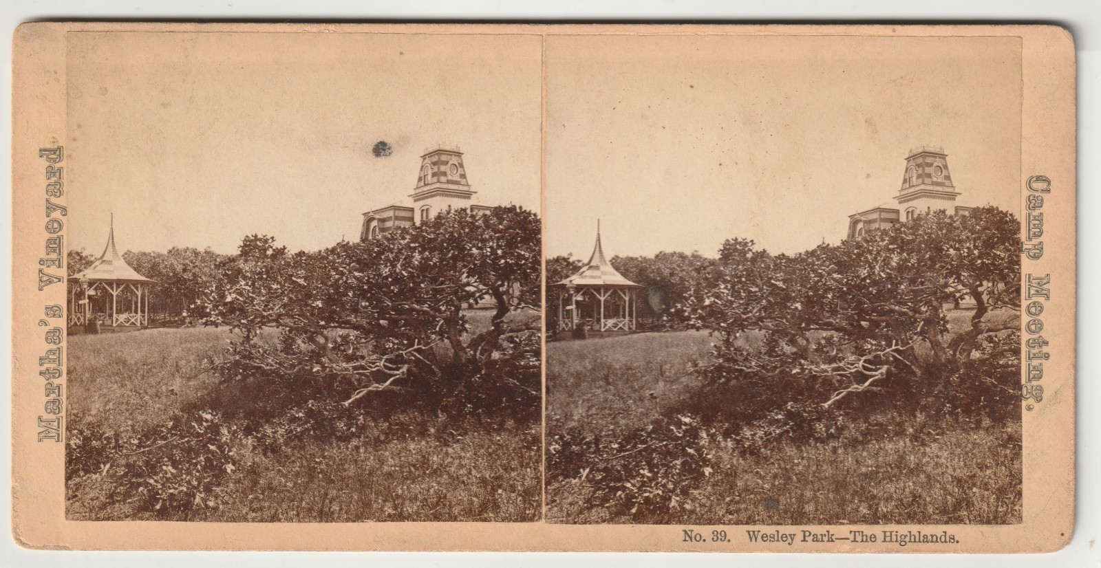 CAMP MEETING - WESLEY PARK - HIGHLANDS OAK BLUFFS COTTAGE CITY MARTHA\'S VINEYARD