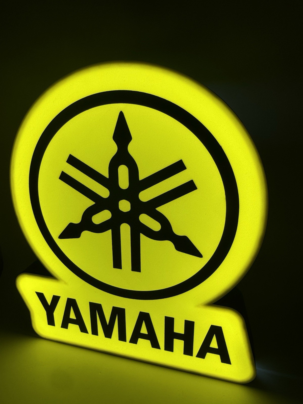 Yamaha Motorsports Yellow  Light Up LED Neon Sign With USB ATV  UTV R6 R1 YFZ
