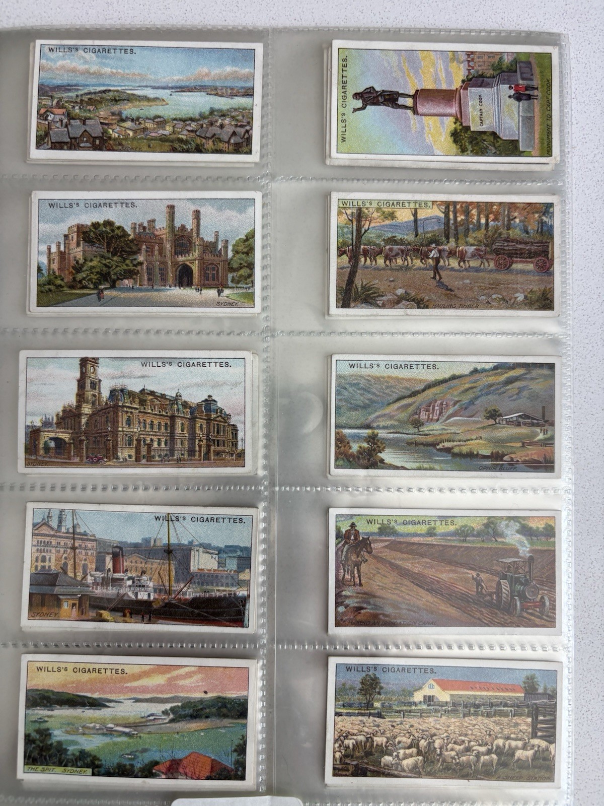 Wills Cigarette Cards 1915 Overseas Dominions (Australia) Complete Set of 50