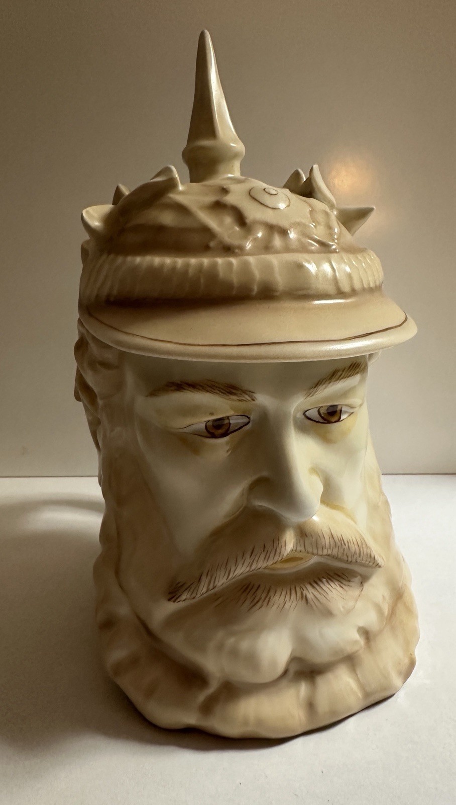 Character Stein Portrait Of Wilhelm I by Scheirholz (with Authenticity Cert)