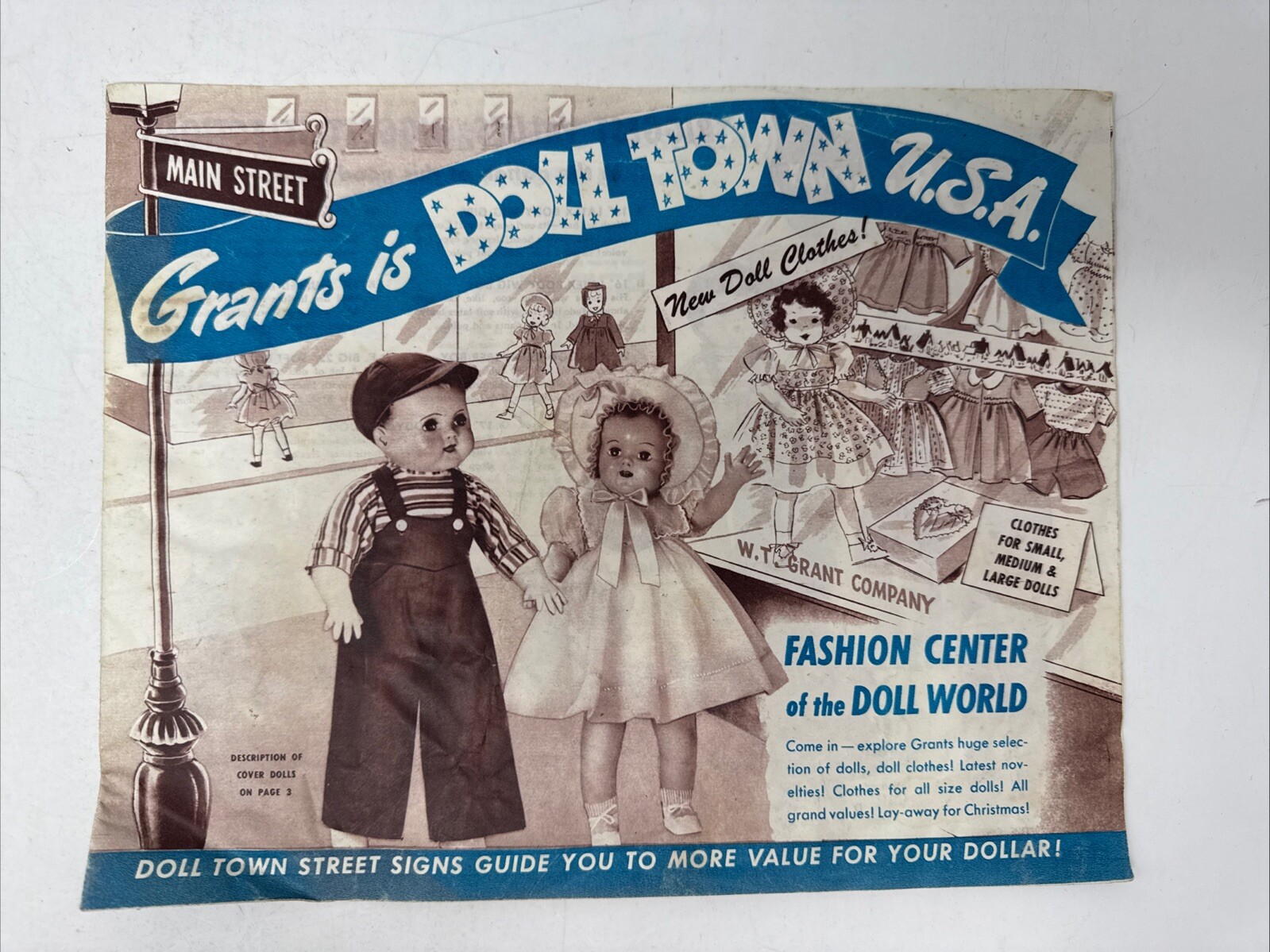 Vintage W. T. Grant Co. Grants Doll Town USA Catalog Advertising