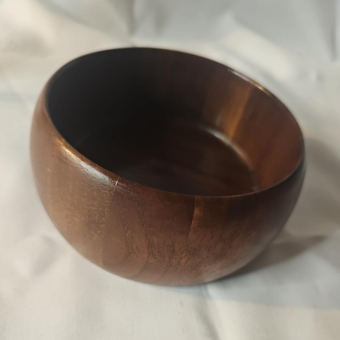 Vintage Lebanon Supply Heirloom Solid American Walnut Wood Bowl 6\