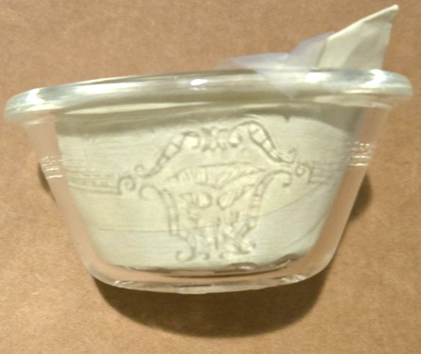 Vintage Glasbake Etched/Embossed Custard Cups Ramekins #286 qty of 8