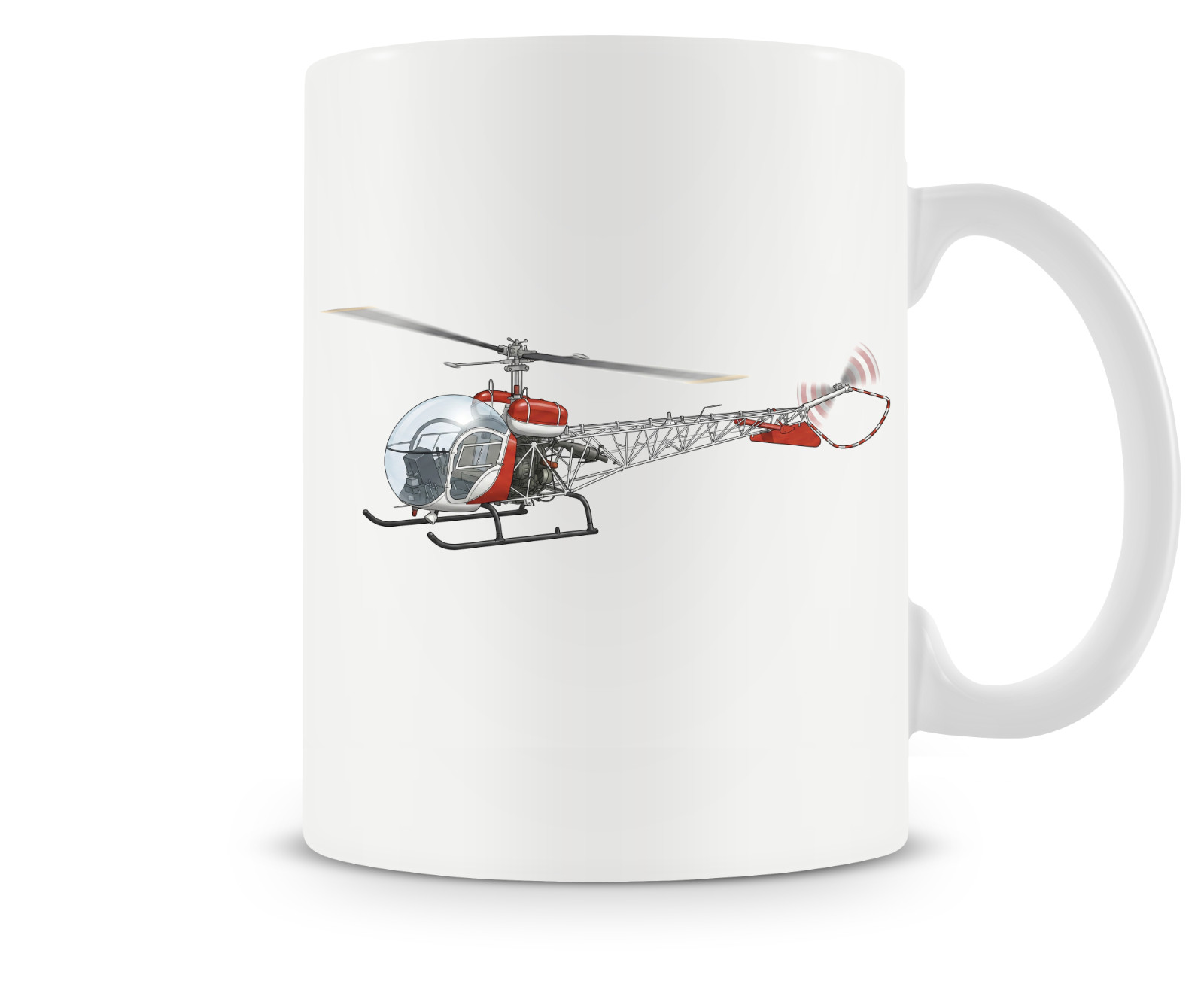 Bell 47G-2 Ceramic Coffee Mug - 15oz.