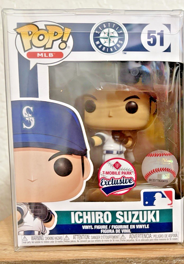 Funko Pop MLB Ichiro Suzuki Seattle Mariners #51 T-Mobile Park Exclusive