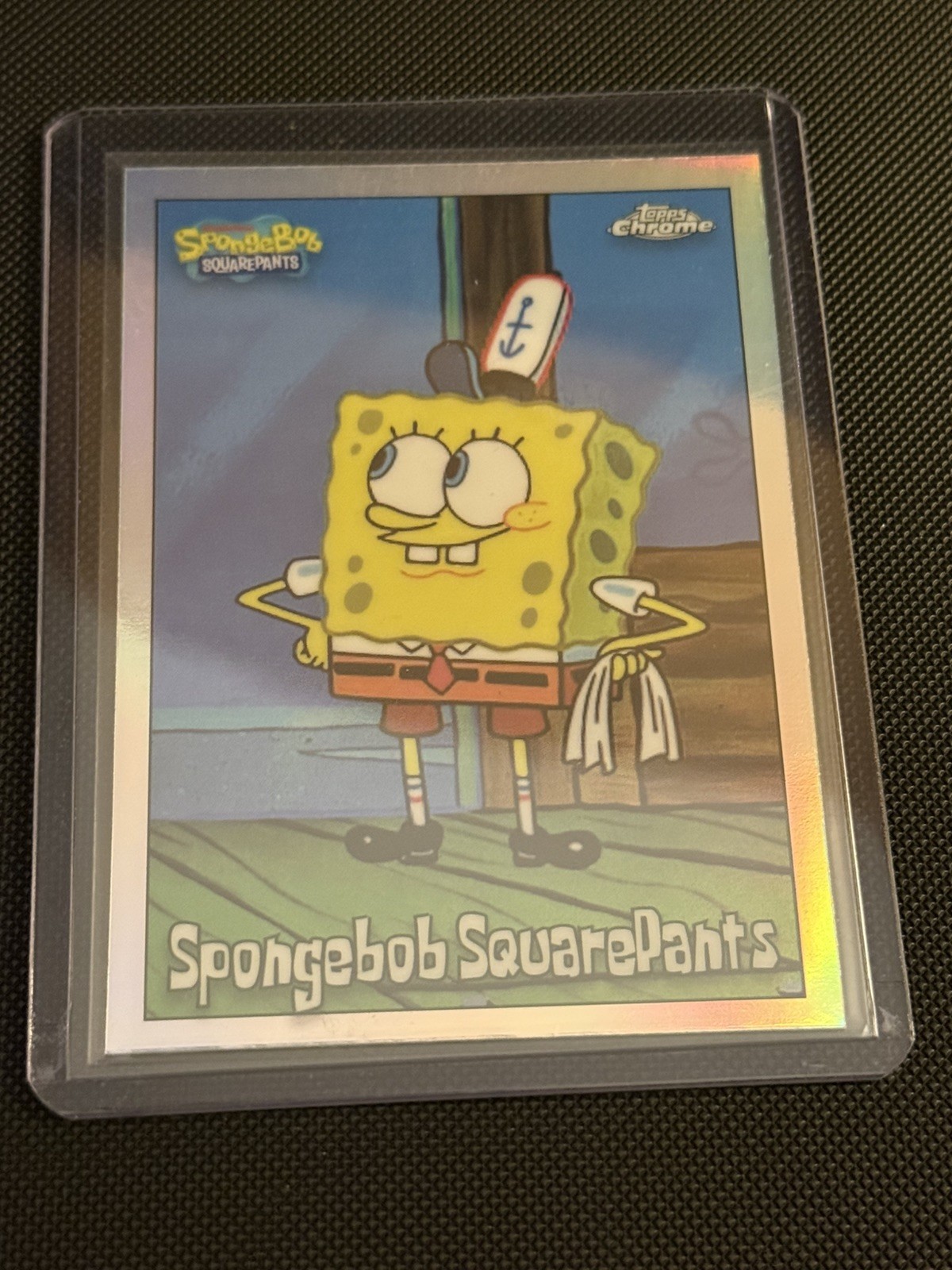 2025 Topps Chrome SpongeBob 25th Anniversary #25 SpongeBob SquarePants Refractor