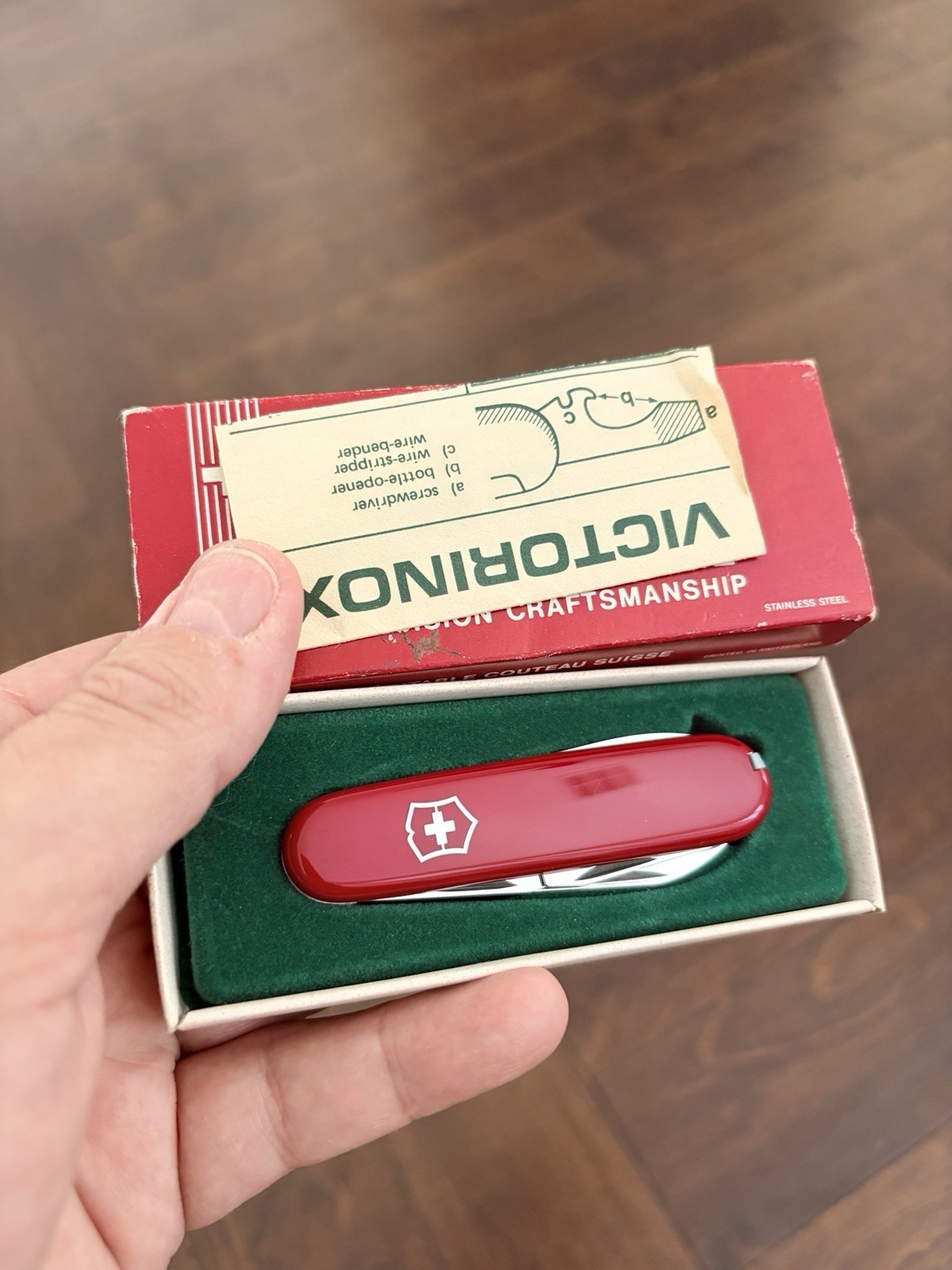 Rare NOS - Victorinox Tinker 84mm w/ Square Phillips in Box With Papers