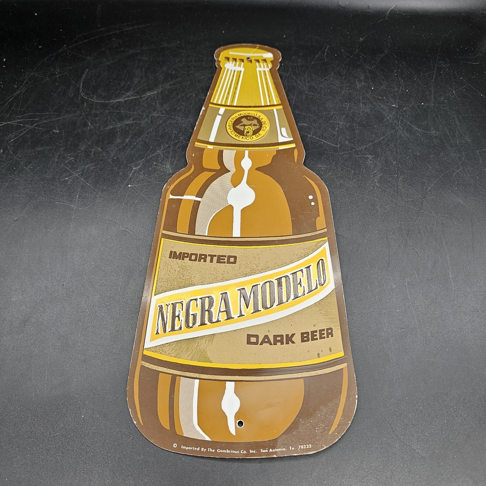 Negra Modelo Metal Bottle Sign 15
