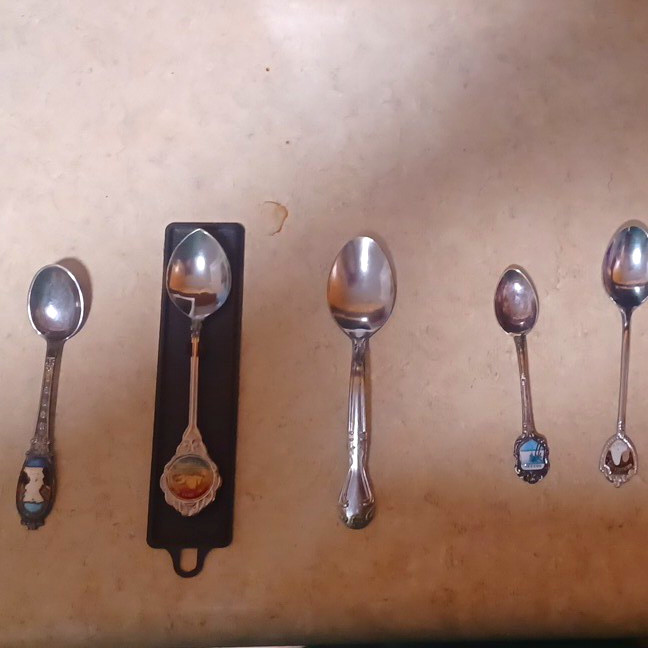 American Collectors Guild Silver Metal Victorian America Souvenir Spoon Lot