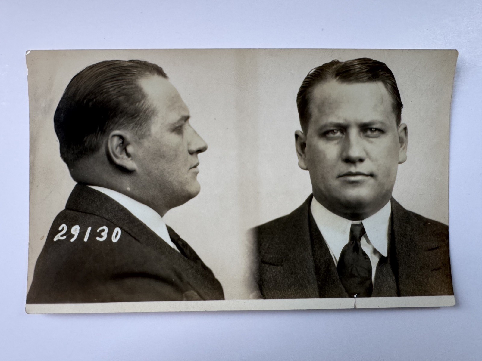 1920s St Louis Arrest Mugshot Original Photo Con Man Card Shark