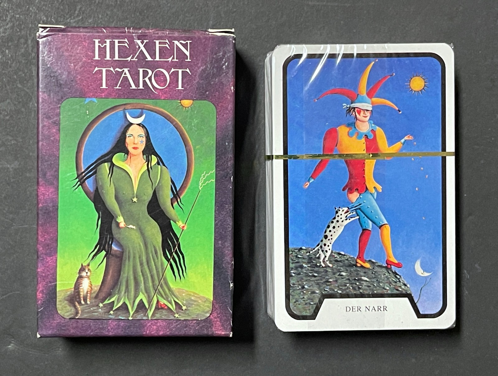 Witches Tarot Tarot of the Witches Fergus Hall 1992 German Vintage 007 James Bond