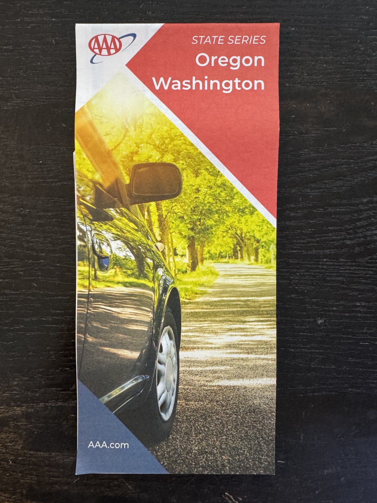 AAA Road Map-The Map of Oregon and Washington-State Series-2024-