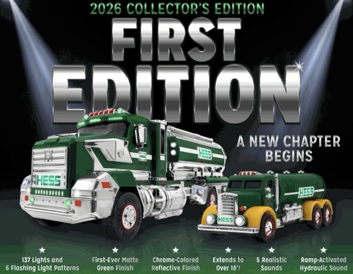 Limited 2026 Hess Collector's Edition Tanker Trucks--Ready To Ship