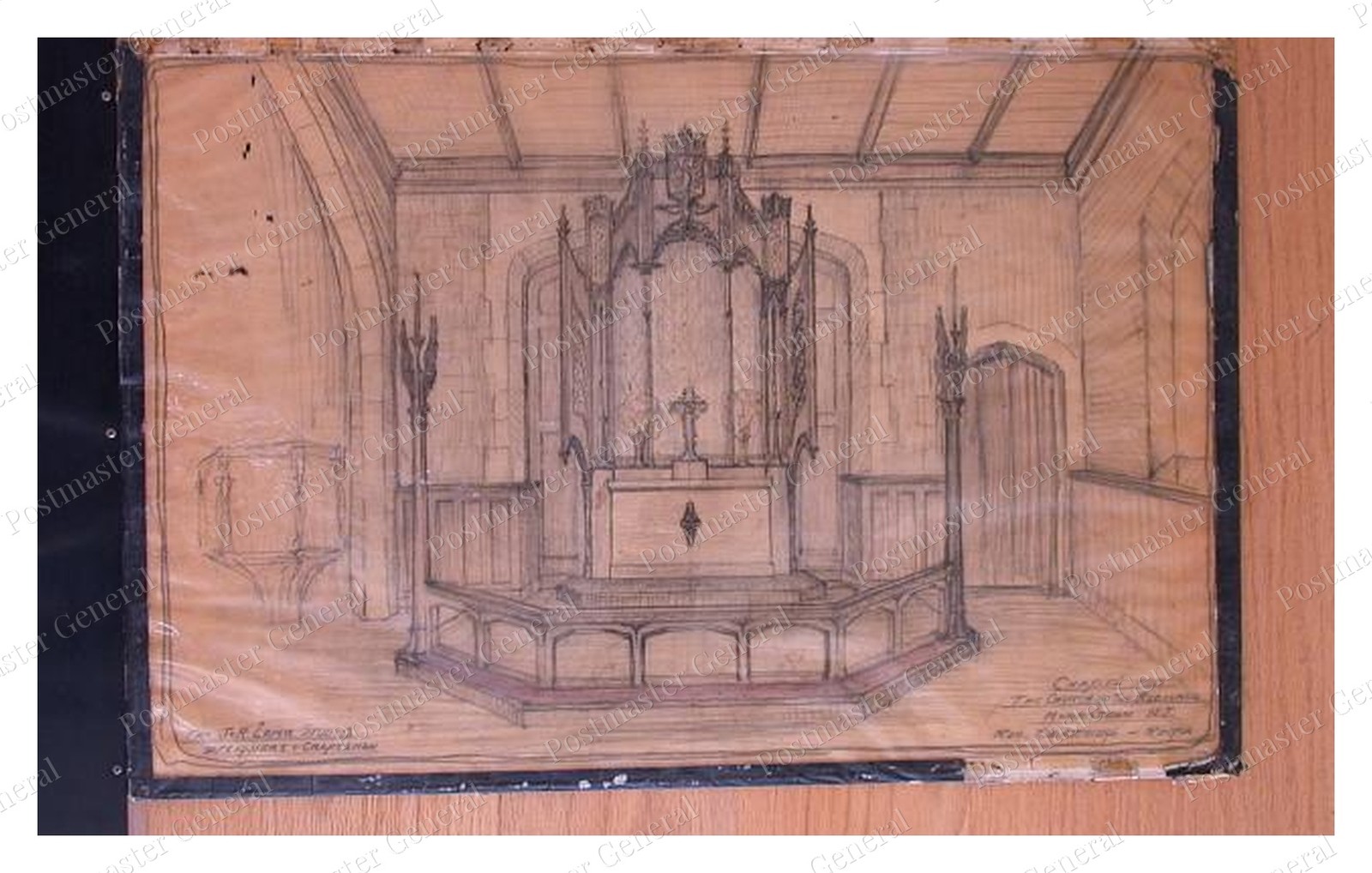Morristown New Jersey Chapel Design Standard Postcard COPY RPPC