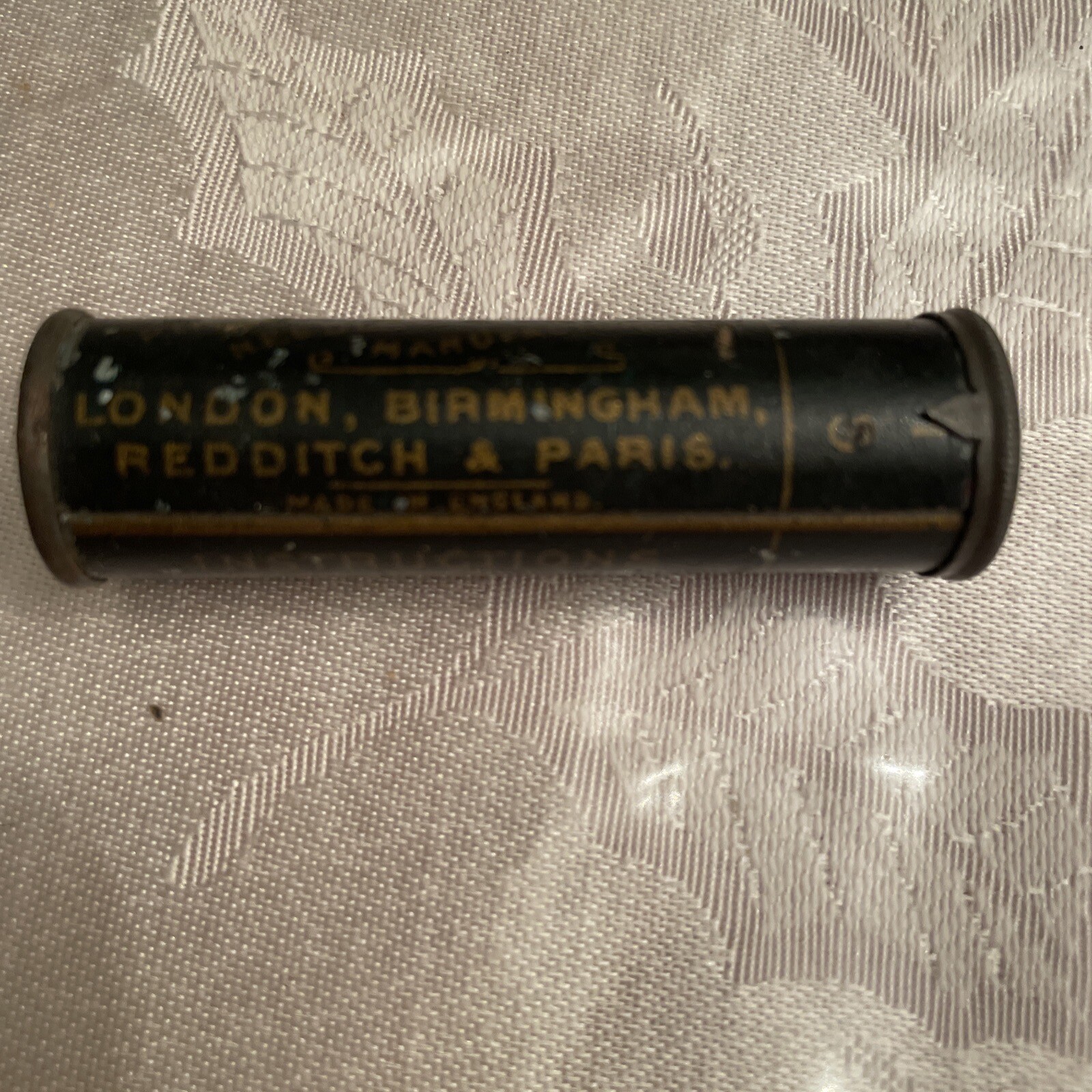 Kirby Beard & Co. Tin Needle Dispenser Made In England VTG