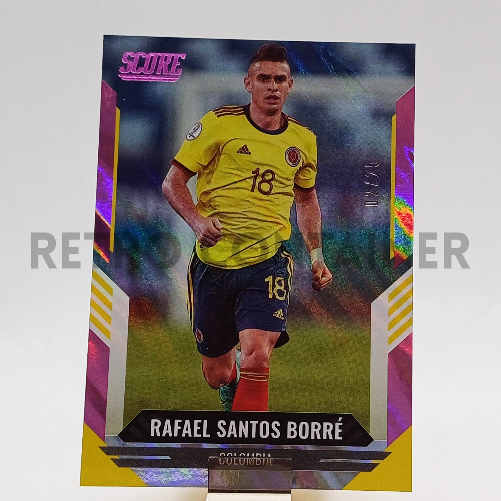 2021-22 Panini SCORE FIFA - 89 RAFAEL SANTOS BORRE\' Pink Parallel 02/25 Numbered