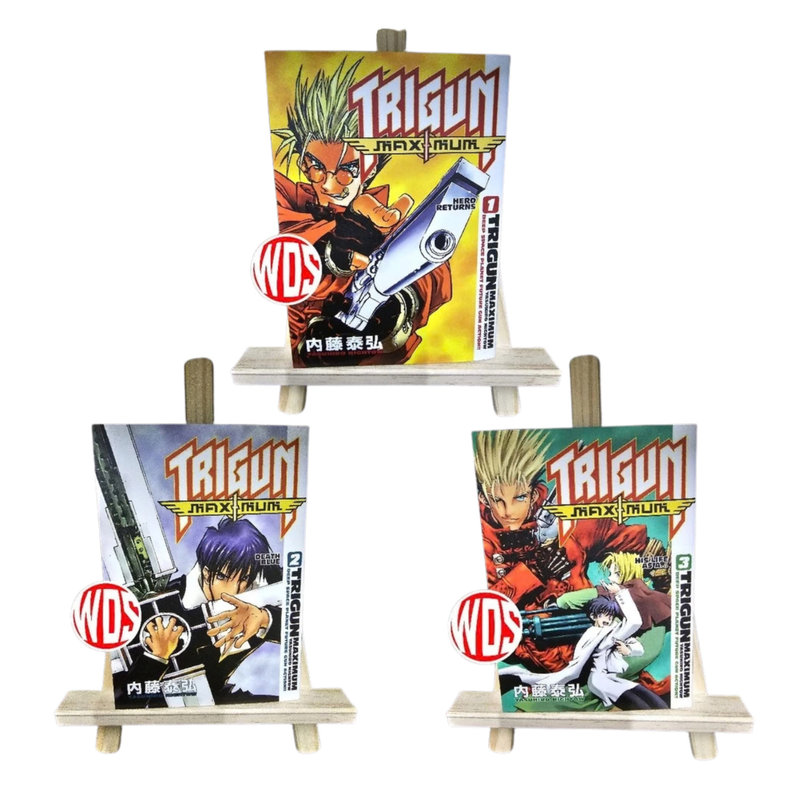 Trigun Maximum Manga Vol 1-14 Loose Set English Version Ysuhiro Nightow