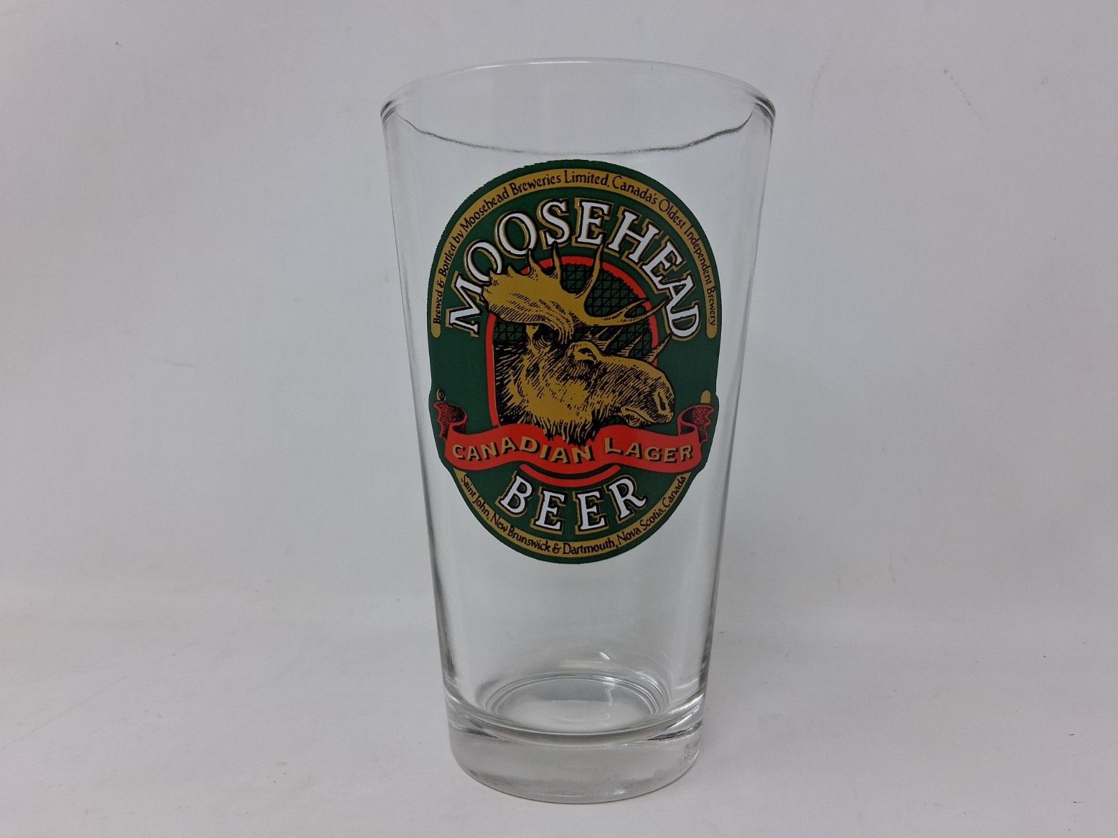Moosehead Beer Glass