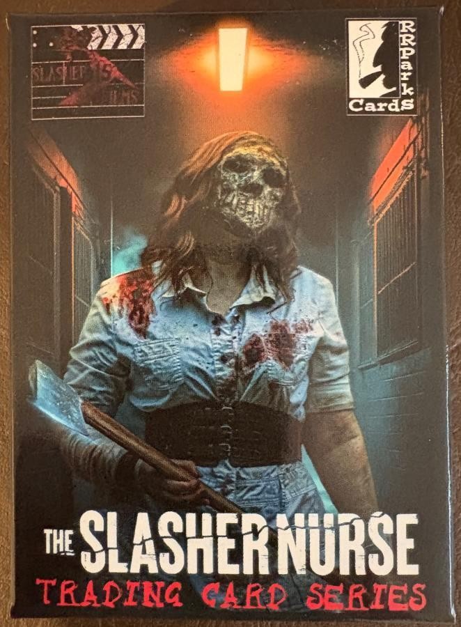 The Slasher Nurse Trading Card Set Of 38- Base Cards, Promo Card & Button. 2025
