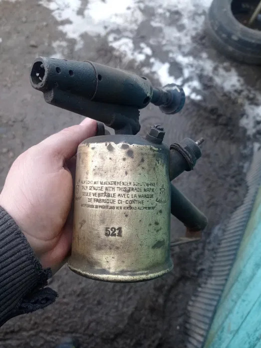 Vintage German Blowtorch E. Hähnel 521 Brass Soldering Lamp Torch Antique WWII Vintage German Blowtorch E. Hähnel 521 Brass Soldering Lamp Torch Antique WWII