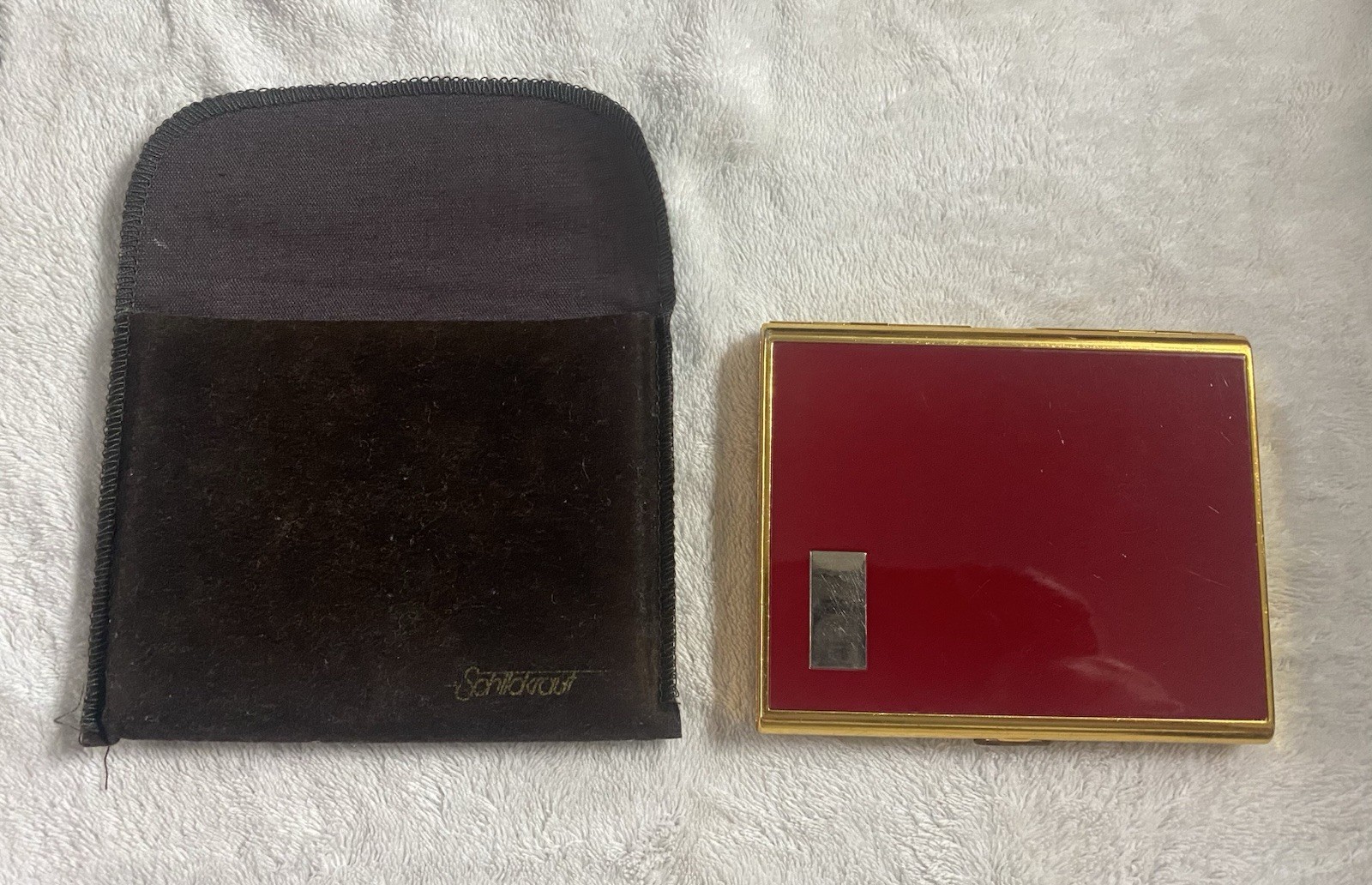 VINTAGE 1970S CIGARETTE CASE BY BANNING FOR SCHILDKRAUT - BUSINESS CARD HOLDER