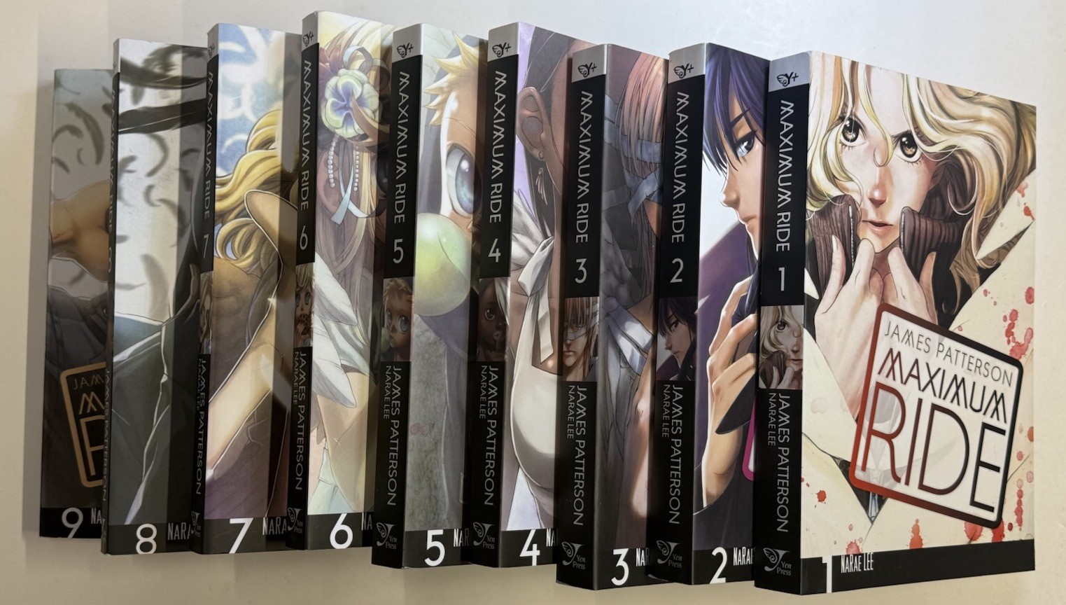 Maximum Ride Vol. 1-9 English Manga Graphic Novels Yen Press James Patterson