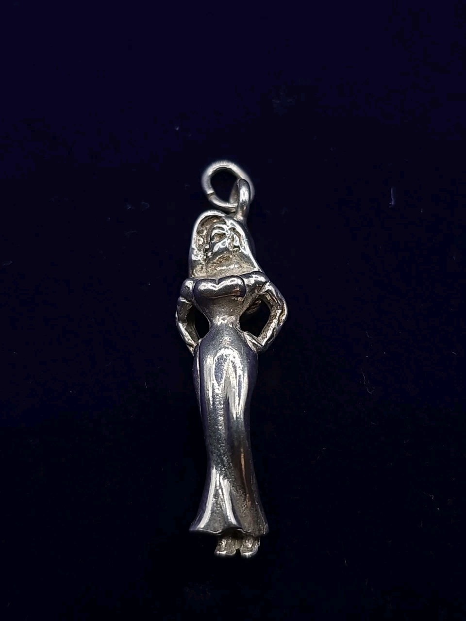 RARE Disney Amblin 925 Sterling Silver Jessica Rabbit Pendant Original Vintage 