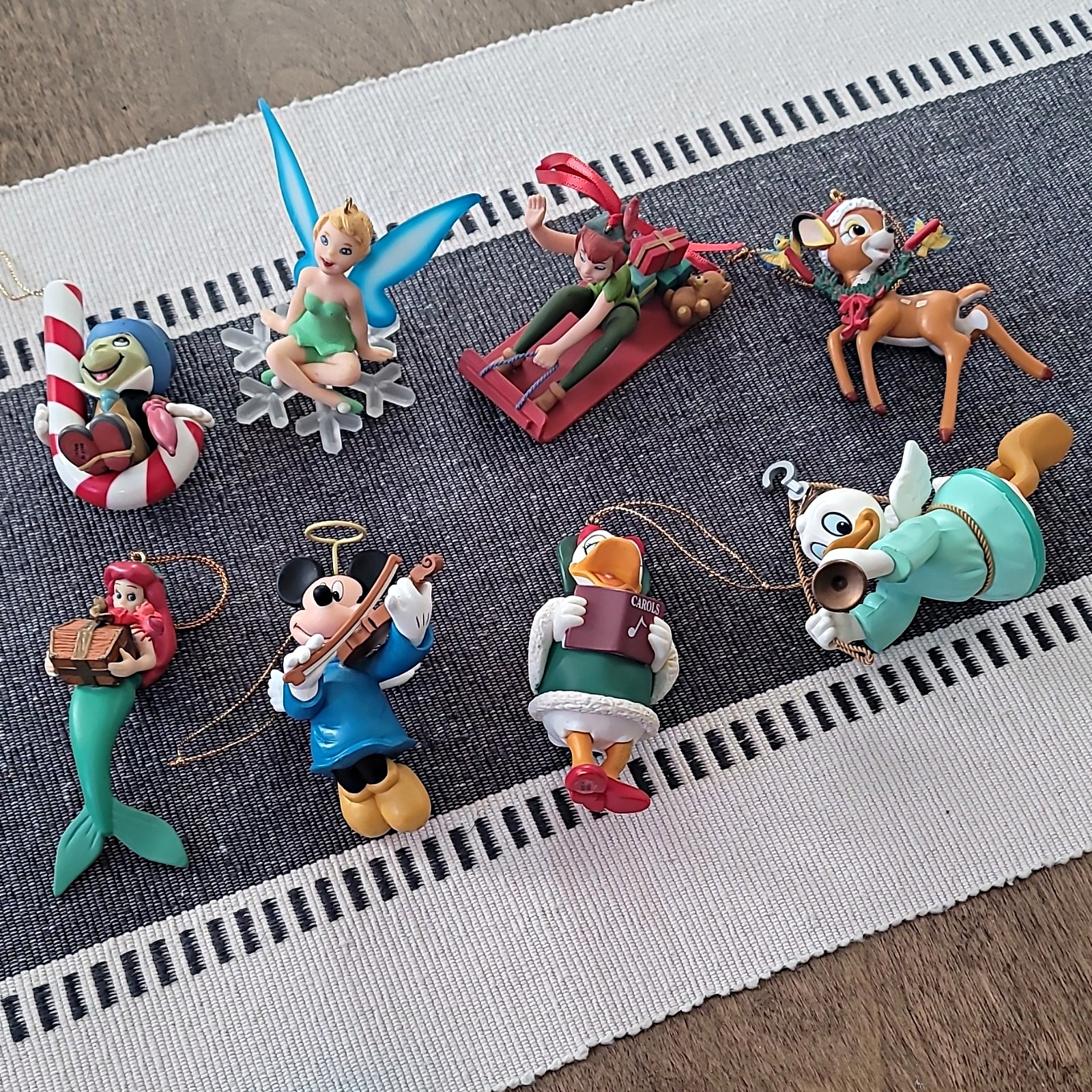 Vintage Grolier Lot of 8 Christmas Ornaments 