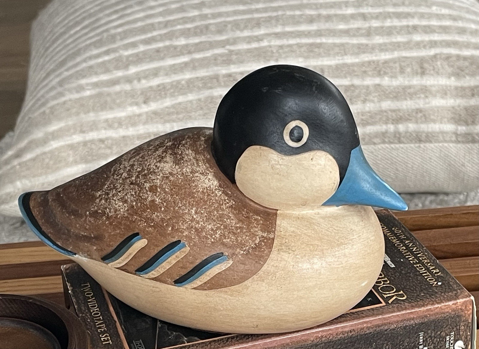 MCM Ceramic Ruddy Duck Vintage Ceramic Decoy Sculpture Figurine 