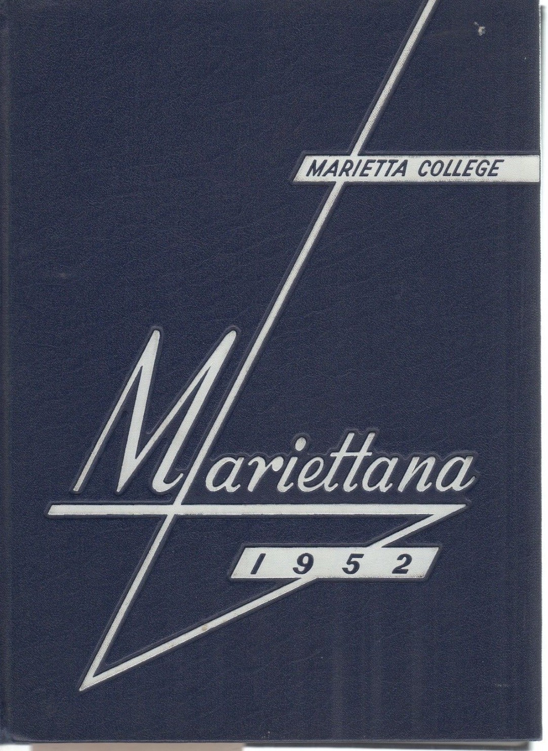 Original 1952 Marietta College Yearbook-Ohio-Mariettana Original 1952 Marietta College Yearbook-Ohio-Mariettana