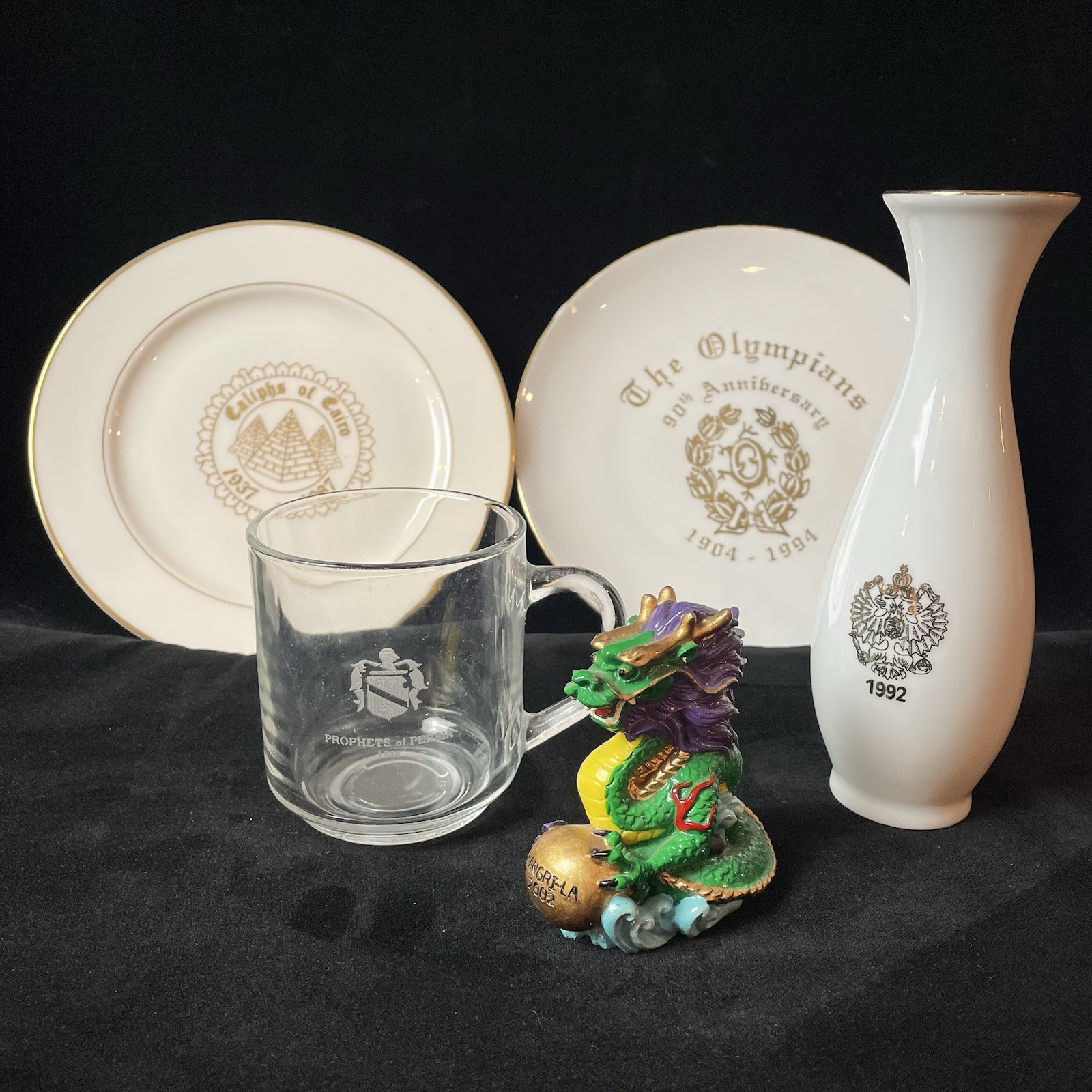 80s-90s Mardi Gras Krewe Favors Lot Caliphs of Cairo Olympians Shangri-La Persia