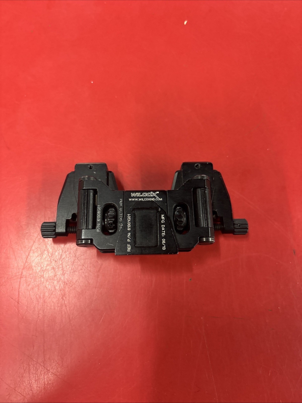 Wilcox Binocular Bridge Folding SkeetIR Arm Black Dual Mount