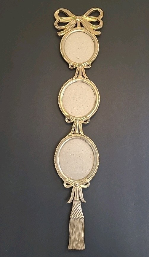 Vintage Bombay Company 3-Tiered Gold Toned Hanging Picture Frames 2”x 3” Vintage Bombay Company 3-Tiered Gold Toned Hanging Picture Frames 2”x 3”